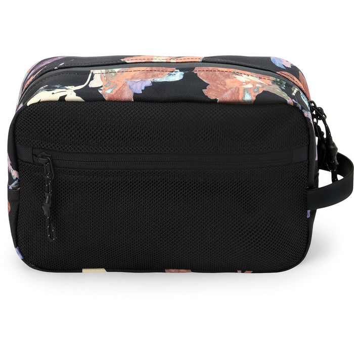 Dakine Travel Kit Small Toiletry Bag Dark Ephemera Print New