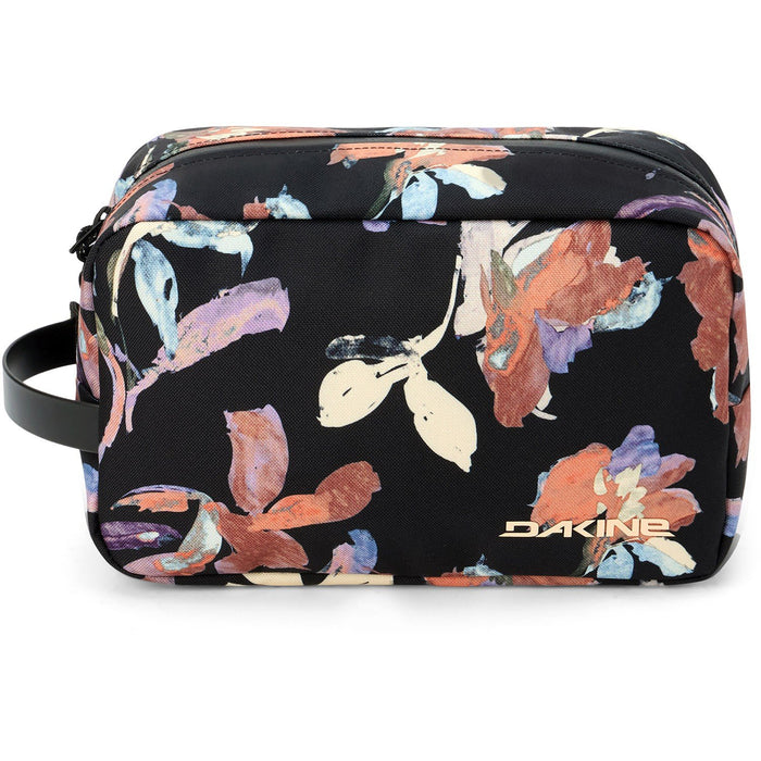 Dakine Travel Kit Small Toiletry Bag Dark Ephemera Print New