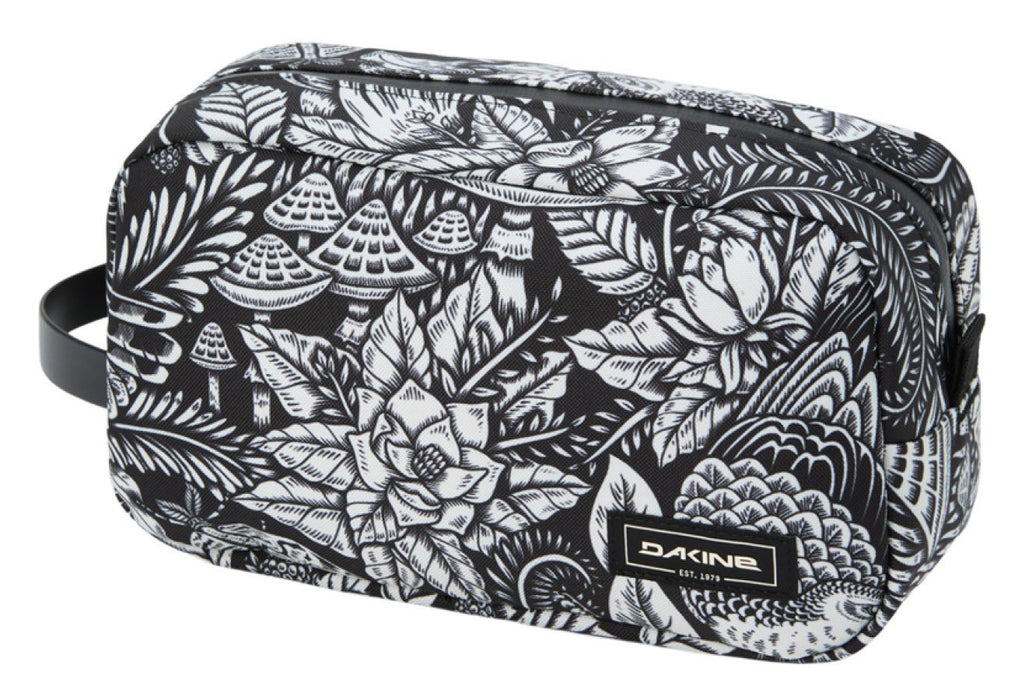 Dakine Travel Kit Small Toiletry Bag Kingdom Black Print New