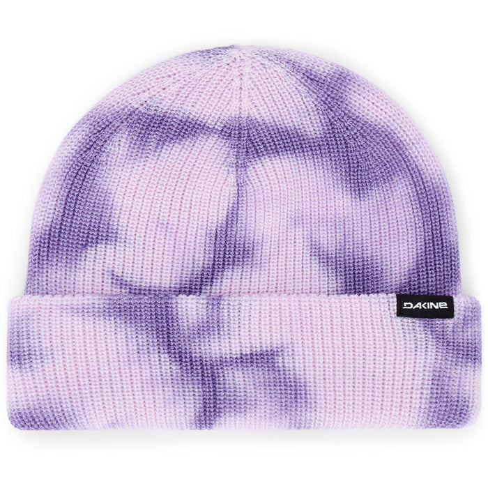 Dakine Tyler Beanie Tie Dye Rib Knit Cuffed Unisex Bright Violet New