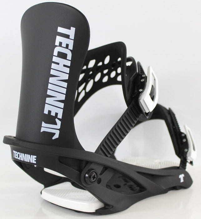 Technine Icon Classic Snowboard Bindings, Large (US Men's 9-13) Black New