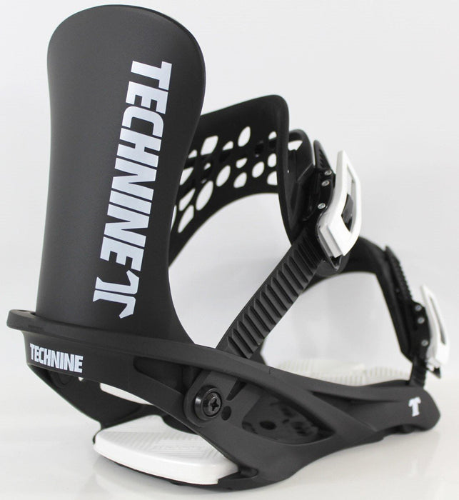 Technine Icon Classic Snowboard Bindings, Medium (US Men's 7-9) Black New