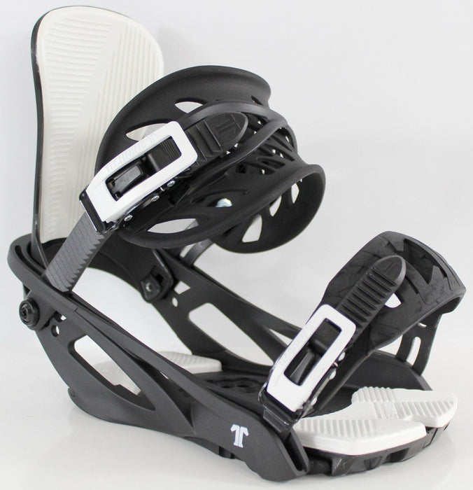 Technine Icon Classic Snowboard Bindings, Medium (US Men's 7-9) Black New