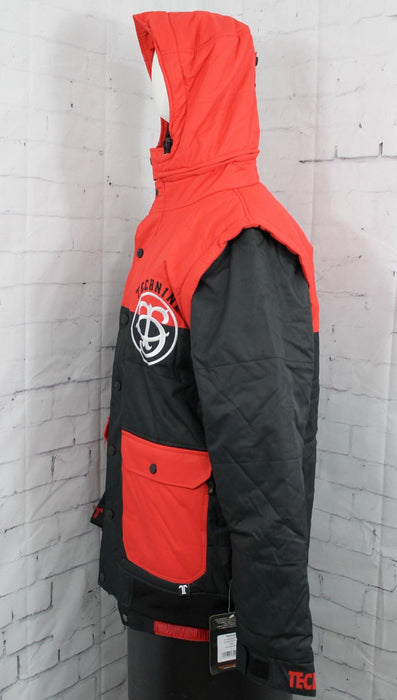 Technine Supa Puff Insulated Snowboard Jacket / Vest, Men's Small, Black / Red