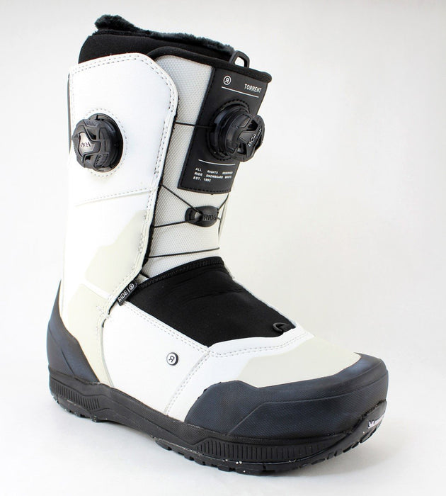 Ride Torrent Double Boa Snowboard Boots Men's Size 9 White New 2024