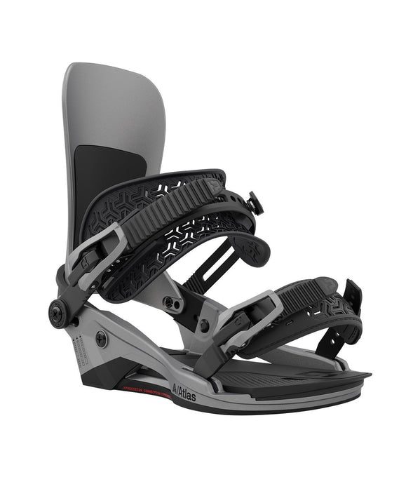 Union Atlas Snowboard Bindings Men's Size Small (5-7.5) Metallic Silver New 2024