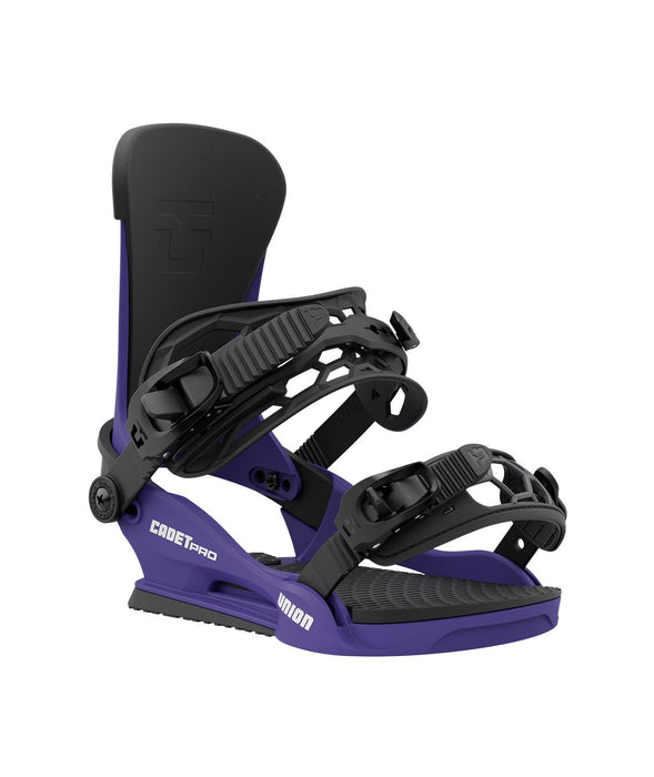 Union Cadet Pro Youth Snowboard Bindings Medium (US 6-7.5) Purple New 2024