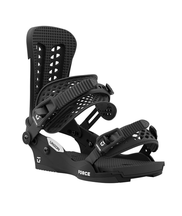 Union Force Classic Snowboard Bindings, Men's Medium (US 8-10), Black New 2025