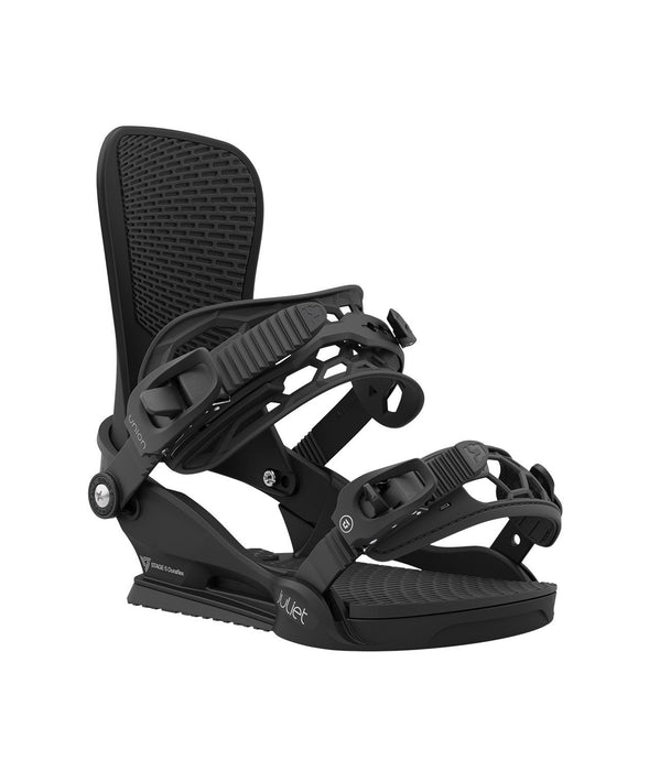 Union Juliet Snowboard Bindings, Womens Large (US Womens 9-11), Black New 2024