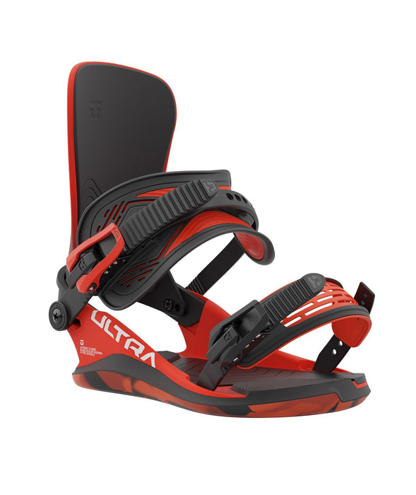 Union Ultra Snowboard Bindings, Men's Large (US 10.5+), Hot Red New 2024
