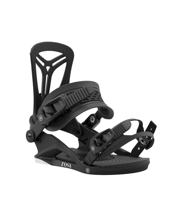 Union Rosa Snowboard Bindings, Women's Large (Womens Size 9+) Black New 2024