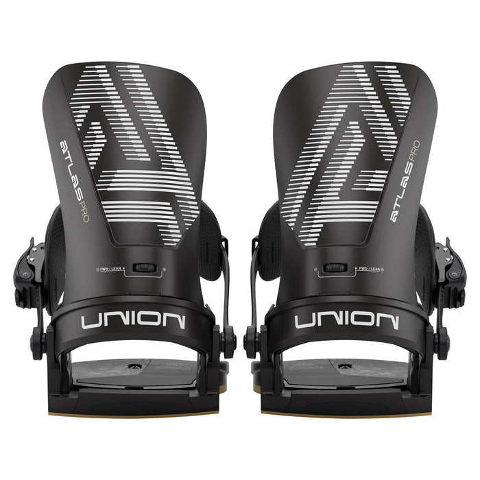 Union Atlas Pro Snowboard Bindings Mens Large US 10.5-13 Metallic Black New 2026
