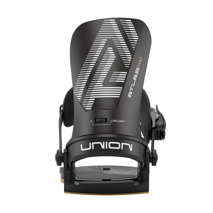 Union Atlas Pro Snowboard Bindings Men's Medium US 8-10 Metallic Black New 2026