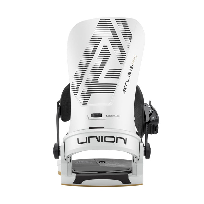 Union Atlas Pro Snowboard Bindings Men's Medium US 8-10 Metallic White New 2026