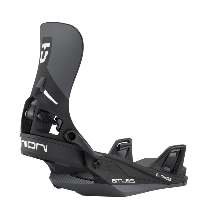 Union Atlas Step On Snowboard Bindings Mens Medium (US 8.5-10.5) Black New 2026
