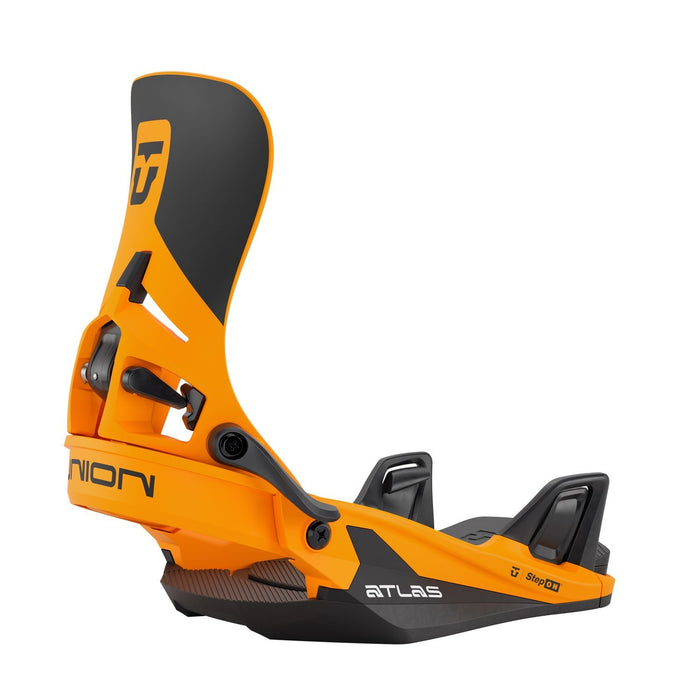 Union Atlas Step On Snowboard Bindings Mens Medium (US 8.5-10.5) Orange New 2026