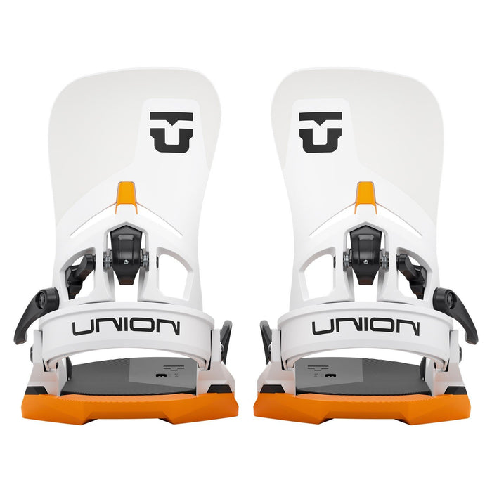 Union Atlas Step On Snowboard Bindings Mens Large (US 11-13) White / Orange 2026