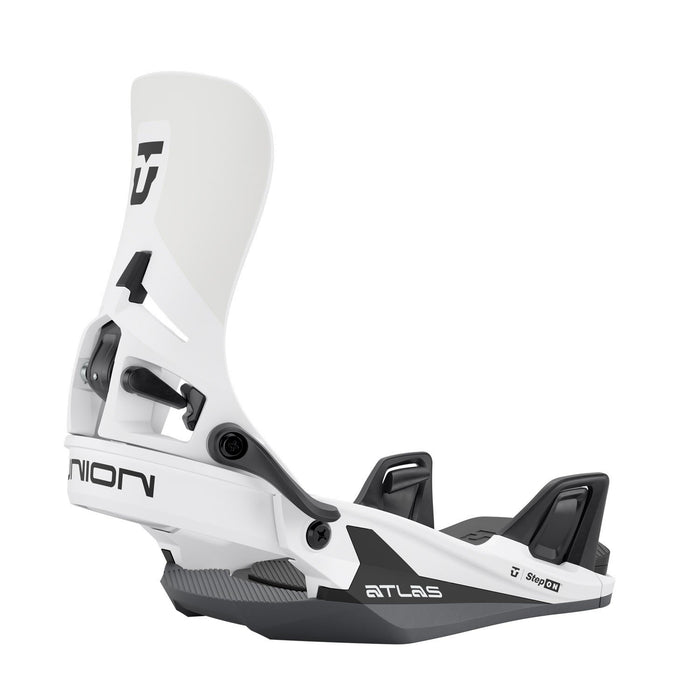 Union Atlas Step On Snowboard Bindings Mens Large (US 11-13) White New 2026