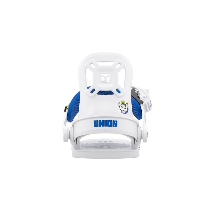 Union Cadet One Bindings, Kids (7C-11C), White and Blue, New 2026