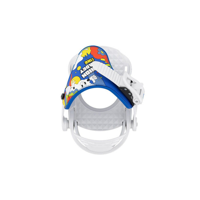 Union Cadet One Bindings, Kids (7C-11C), White and Blue, New 2026
