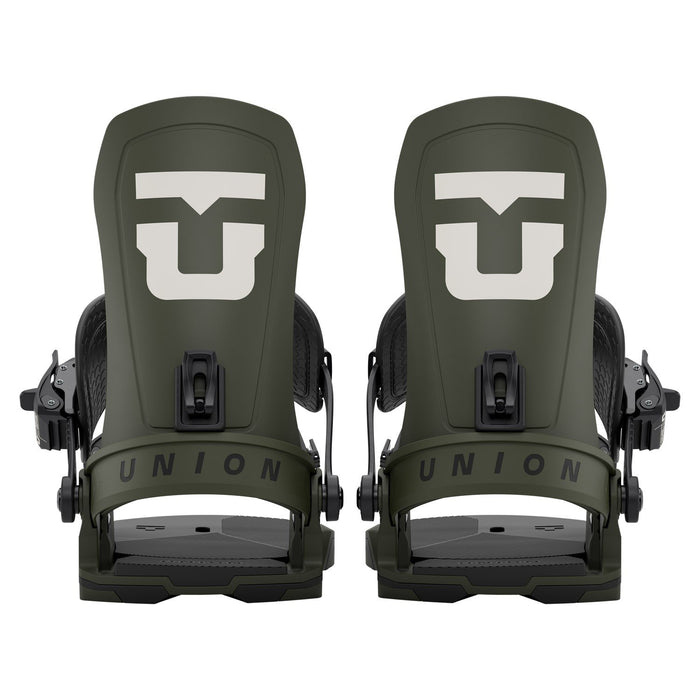 Union Force Snowboard Bindings, Mens Medium (US 8-10), Army Green New 2026