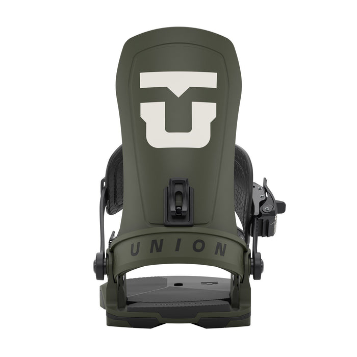 Union Force Snowboard Bindings, Mens Large (US10-13), Army Green New 2026