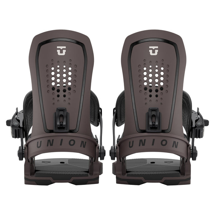 Union Force Snowboard Bindings, Mens Medium (US 8-10), Brown New 2026