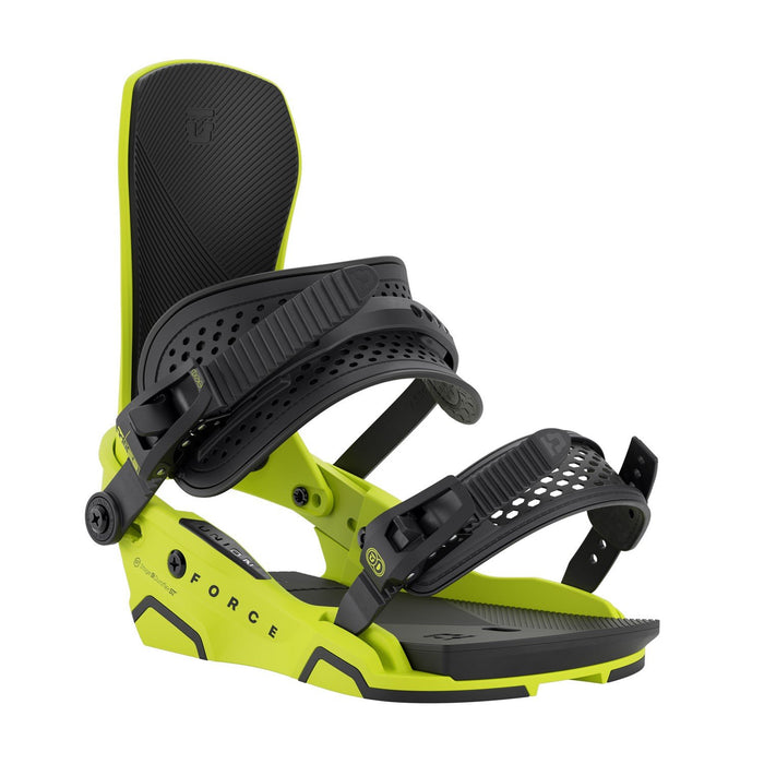 Union Force Snowboard Bindings, Mens Medium (US 8-10), Cyber Lime New 2026