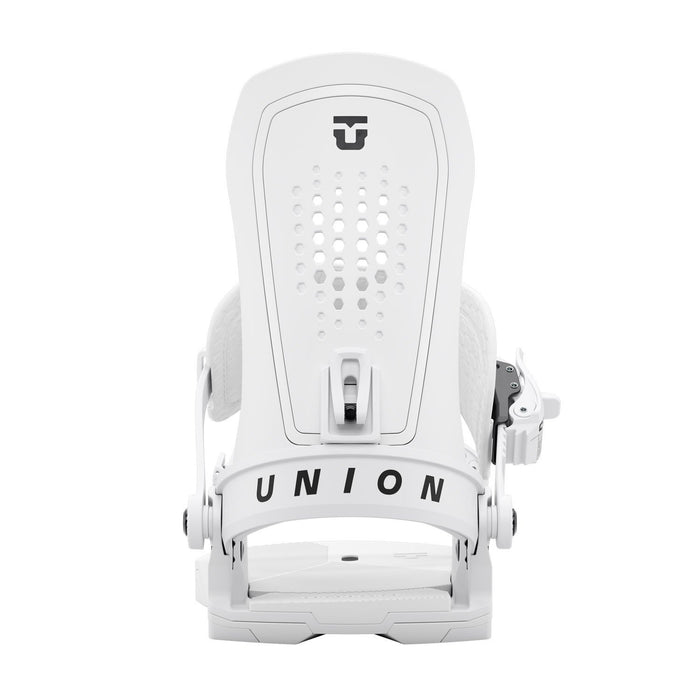 Union Force Snowboard Bindings, Mens Medium (US 8-10), White New 2026
