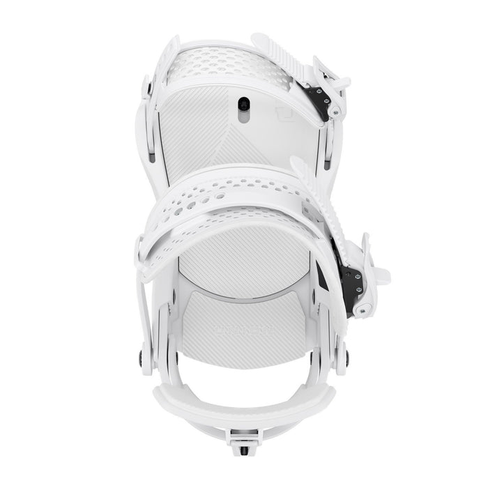 Union Force Snowboard Bindings, Mens Medium (US 8-10), White New 2026