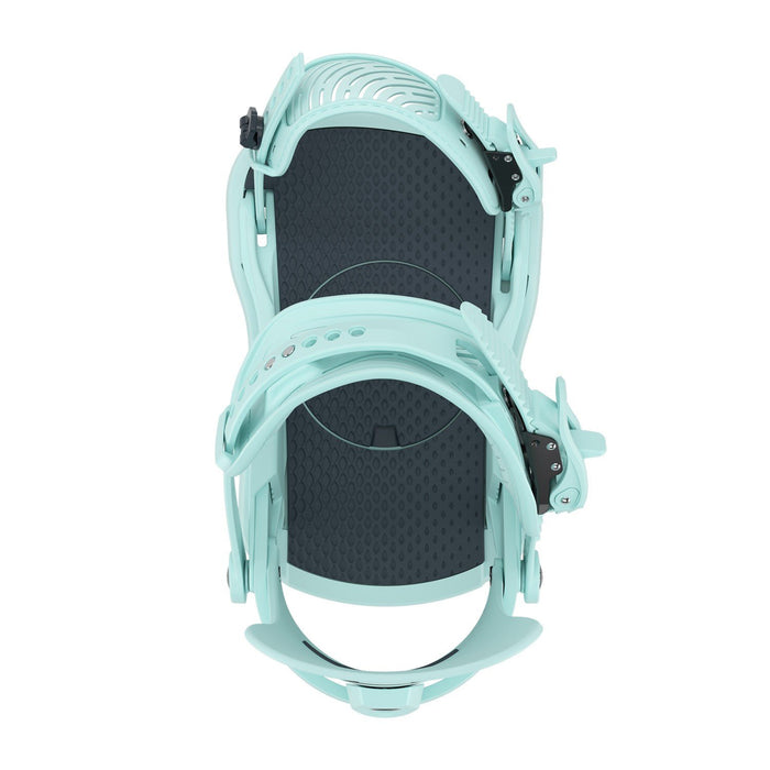 Union Legacy Snowboard Bindings Women's Large (US 9-11) Aqua New 2026