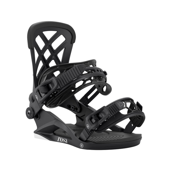 Union Rosa Snowboard Bindings Women's Large (US Size 9-11) Black New 2026