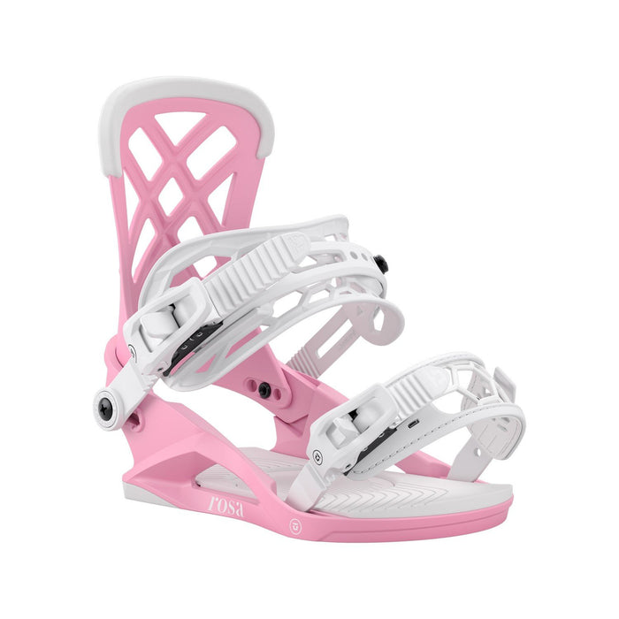 Union Rosa Snowboard Bindings Women's Large (US Size 9-11) Pink New 2026