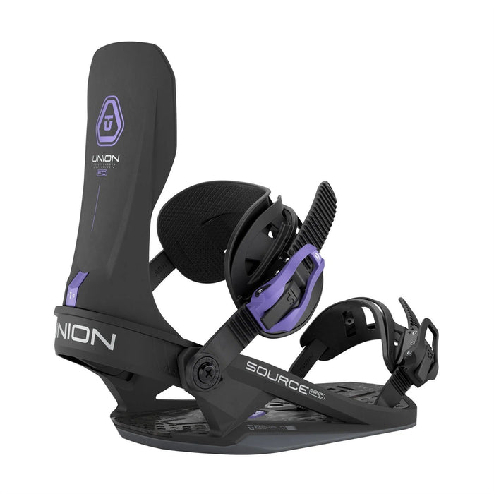 Union Source Pro Snowboard Bindings Mens Medium (US 8-10) Black New 2026