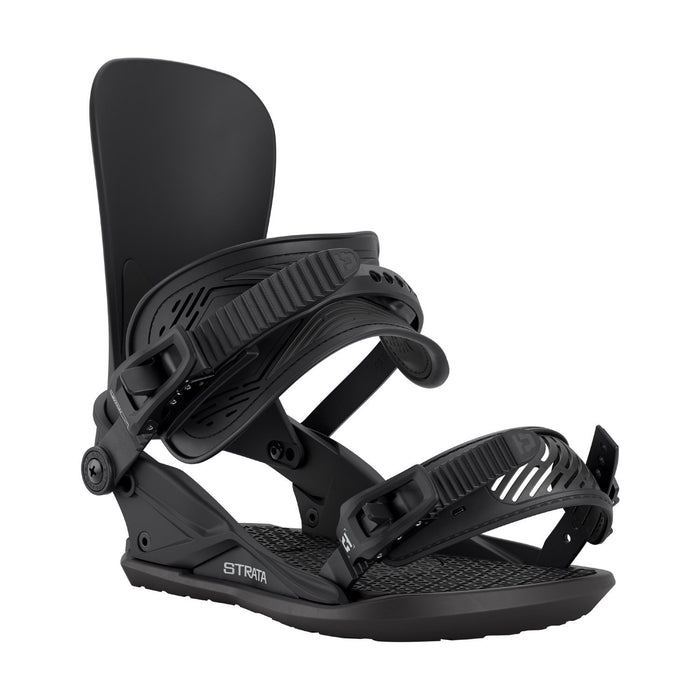 Union Strata Snowboard Bindings, Men's Medium (US 8-10), Black New 2026