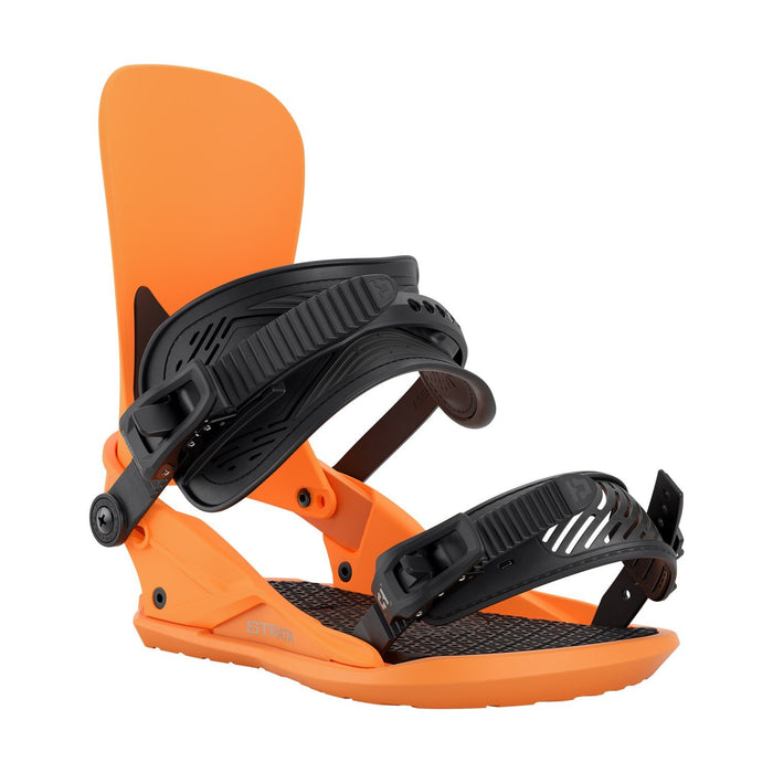 Union Strata Snowboard Bindings, Men's Medium (US 8-10), Orange New 2026