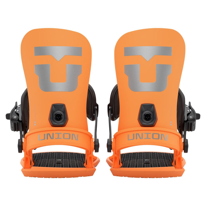 Union Strata Snowboard Bindings, Men's Large (US 10.5-13), Orange New 2026