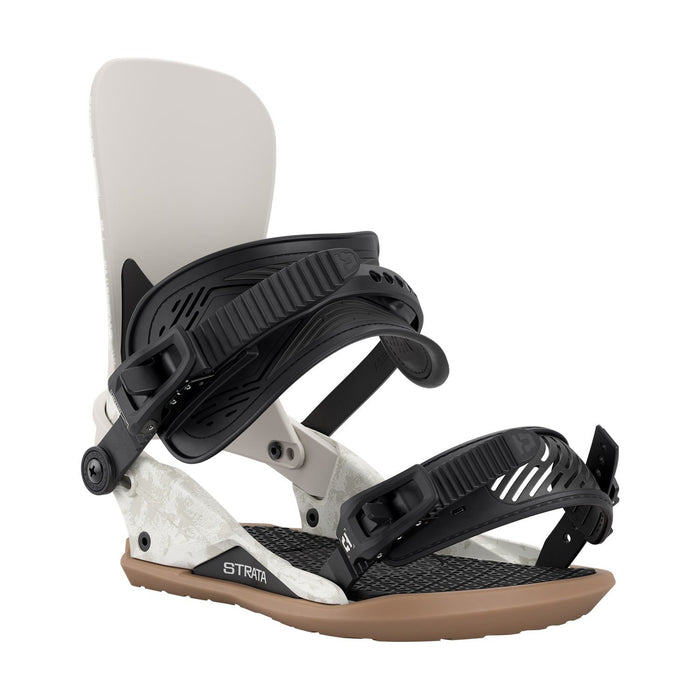 Union Strata Snowboard Bindings, Men's Medium (US 8-10), Sand New 2026