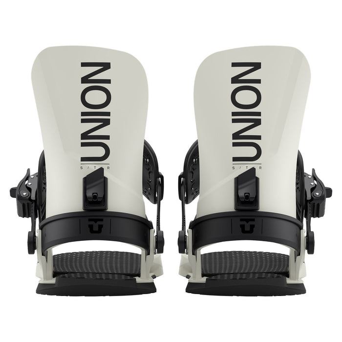 Union STR Snowboard Bindings, Men's Large (US 10.5-13), Bone New 2026