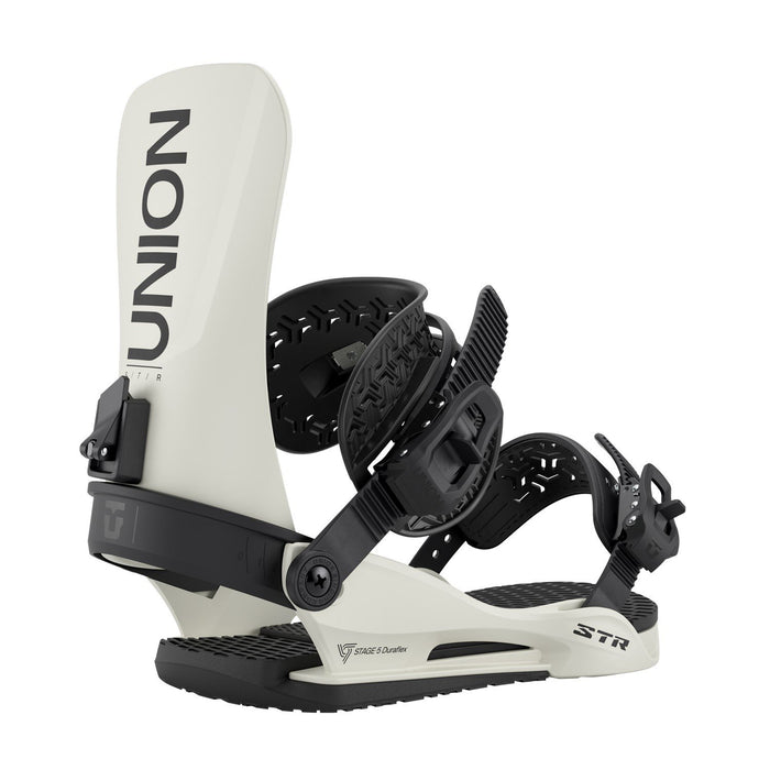 Union STR Snowboard Bindings, Men's Medium (US 8-10), Bone New 2026