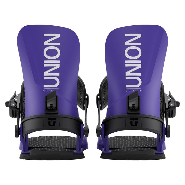 Union STR Snowboard Bindings, Men's Medium (US 8-10), Purple New 2026