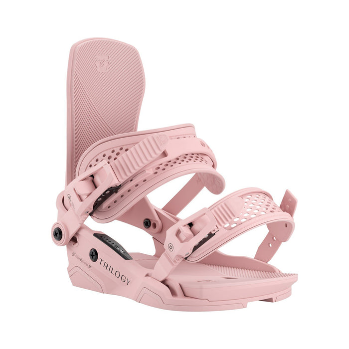 Union Trilogy Snowboard Bindings Women's Medium (US 6.5-8.5) Rose Pink New 2026