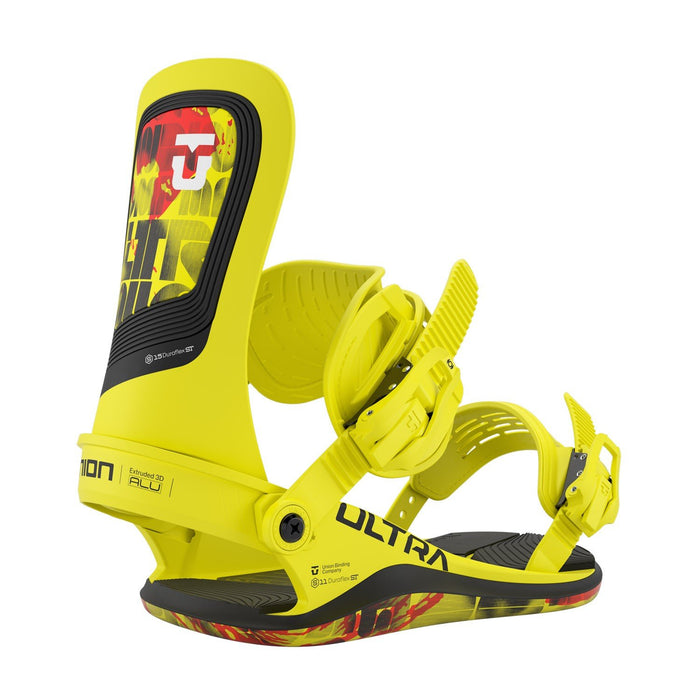 Union Ultra Snowboard Bindings Men's Large (US 10.5-13) Hype Yellow New 2026
