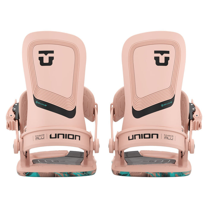 Union Ultra Snowboard Bindings Women's Large (US 9-11) Pink New 2026