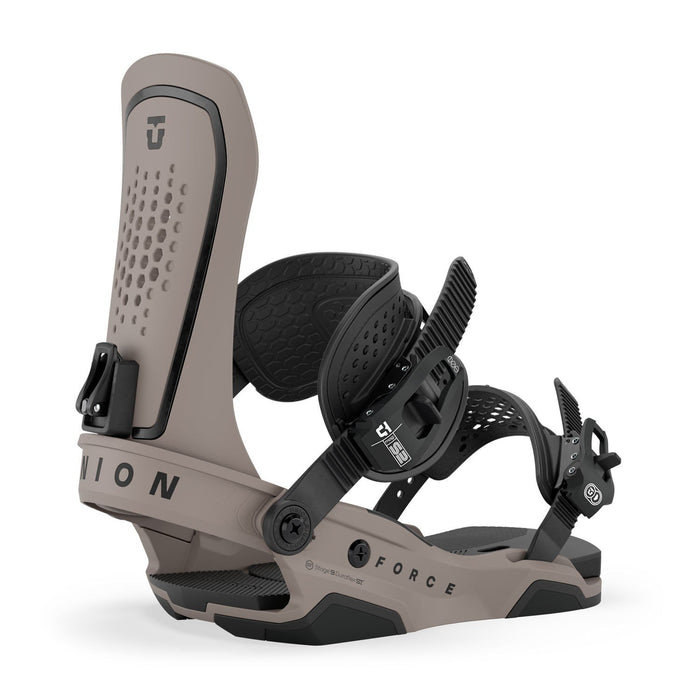 Union Force Snowboard Bindings, Mens Medium (US 8-10), Brown New 2027