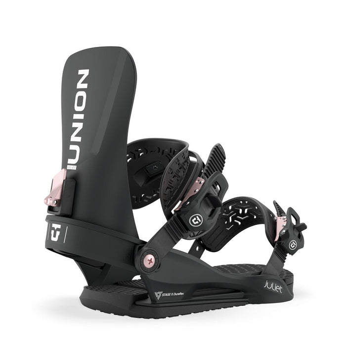 Union Juliet Snowboard Bindings Women's Medium (US 6-8.5) Black New 2027