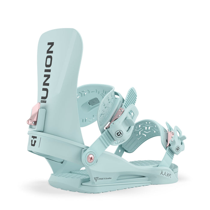 Union Juliet Snowboard Bindings Women's Small (US 4-6.5) Ice Blue New 2027