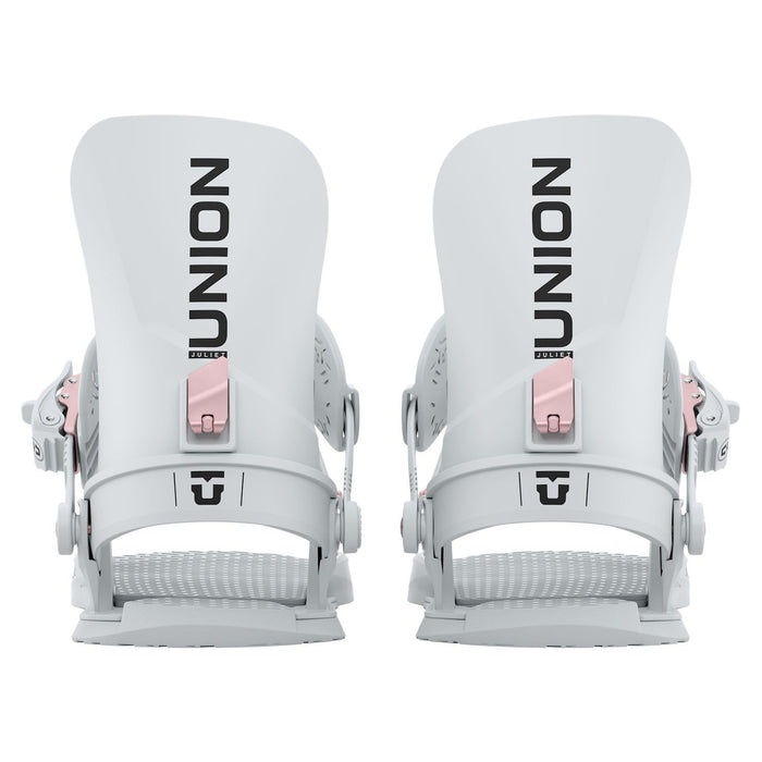 Union Juliet Snowboard Bindings Women's Large (US 9-11) Light Grey New 2027