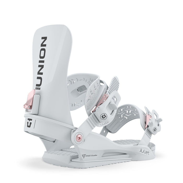 Union Juliet Snowboard Bindings Women's Small (US 4-6.5) Light Grey New 2027