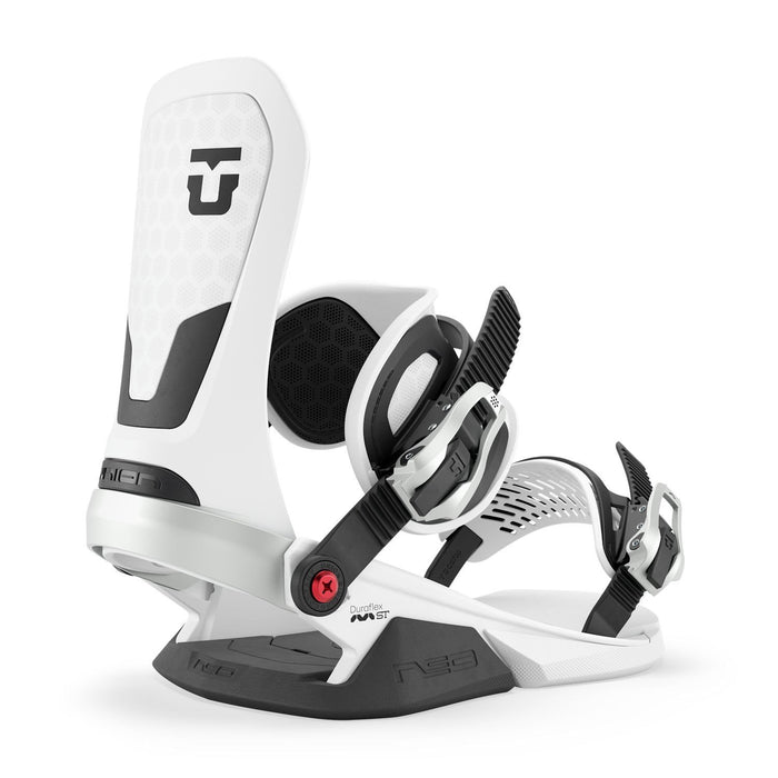 Union Neo Unisex Snowboard Bindings Medium Mens (8-10 Women 9-11) White New 2027